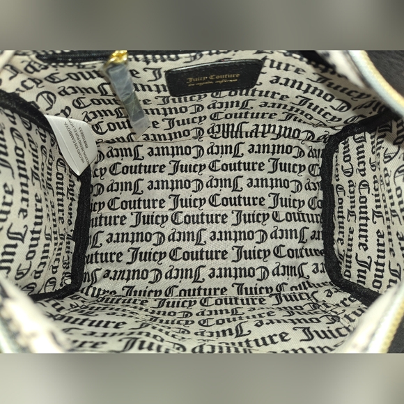 Juicy Couture Black and White 2-Way Crossbody/Satchel Bag - Picture 8 of 8